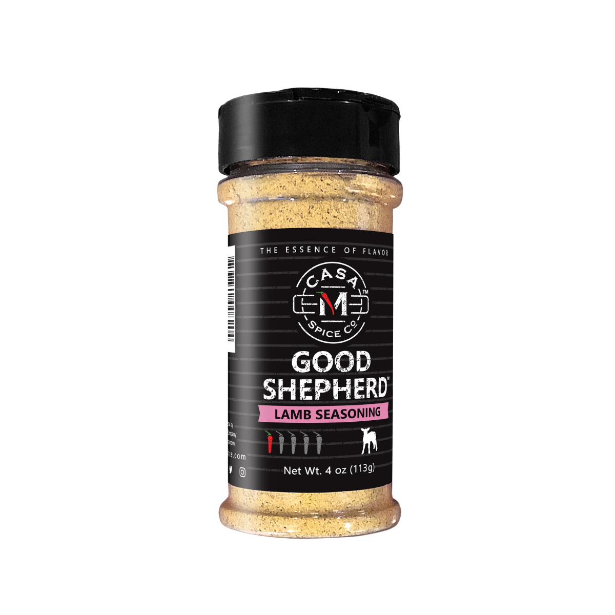 Casa M Spice Co Good Shepherd Lamb Seasoning - Plastic Shaker - Case of 6 - 4.25 oz each