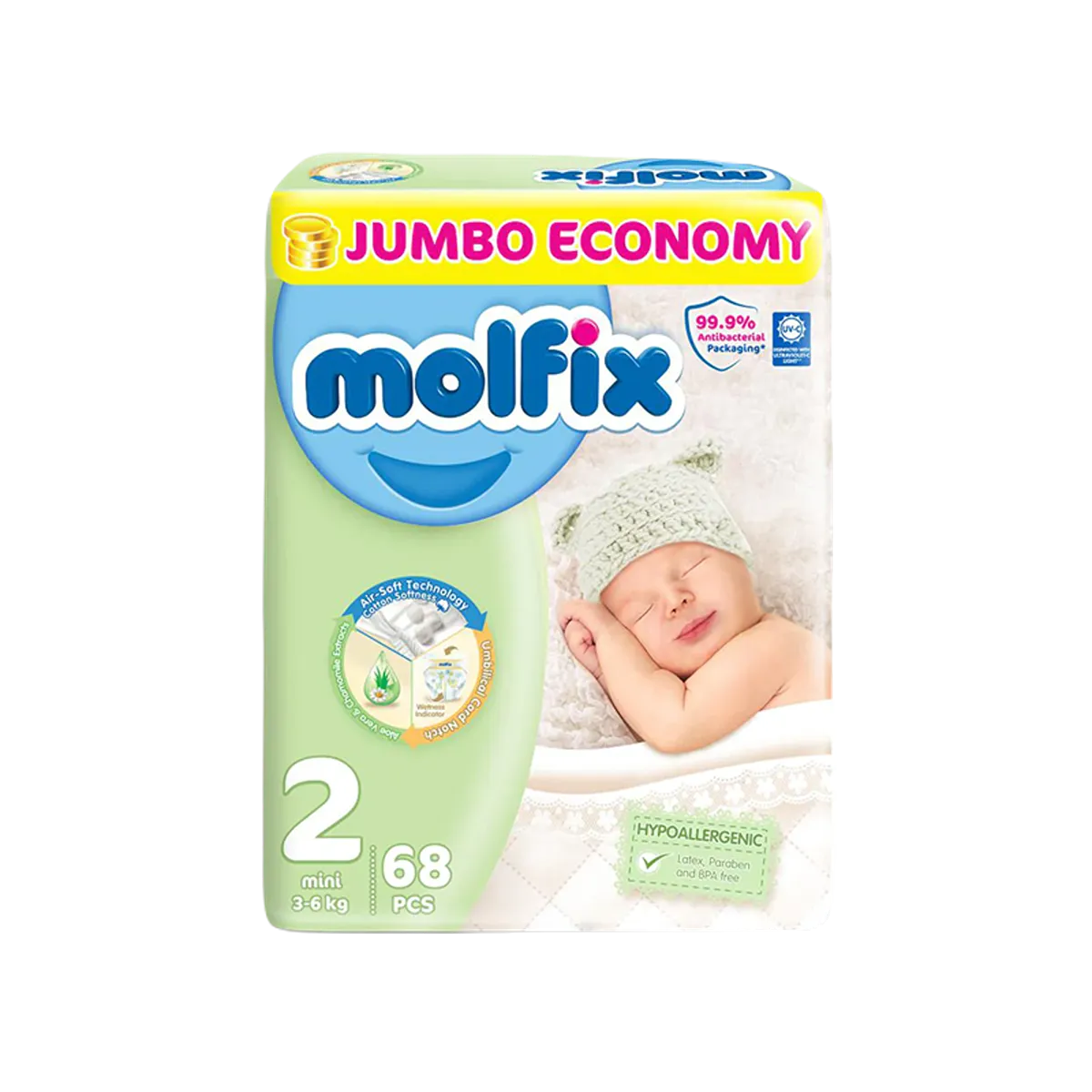 Molfix jumbo Economy size 2 mini 68 pcs