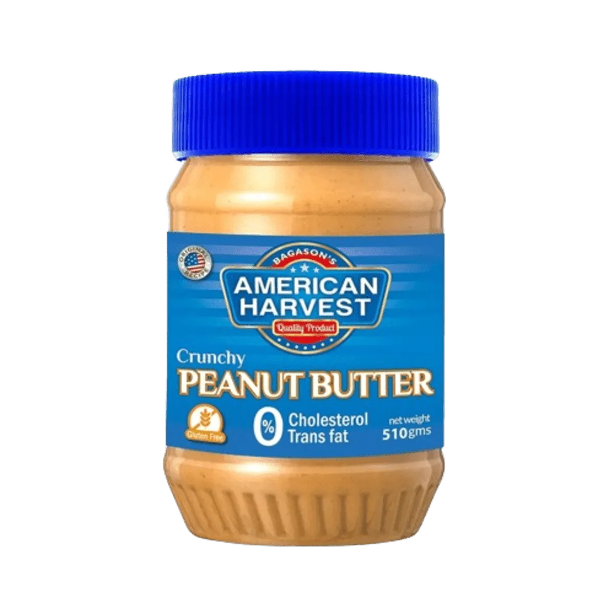 American Harvest Peanut Butter Crunchy 510gm