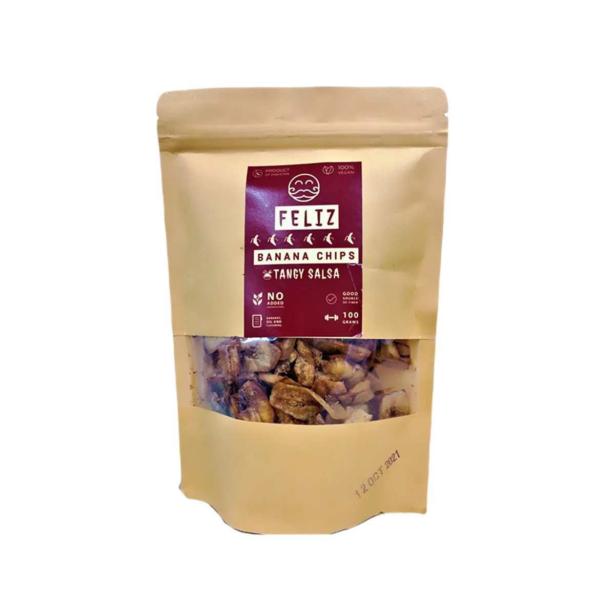Feliz Banana Chips Tangy Salsa 100g