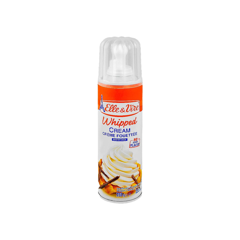 Elle & Vire Whipping Cream Spray Regular Tin 250ml