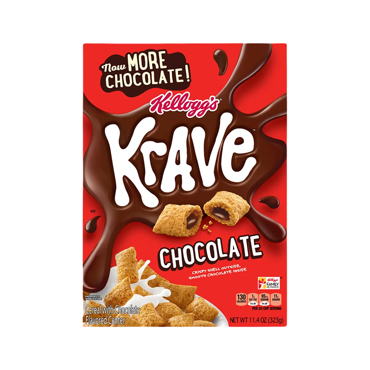 Kelloggs Cereal Krave Chocolates 323g