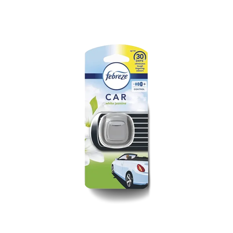 Febreze Car Freshener Vent Clip White Jasmine 2ml