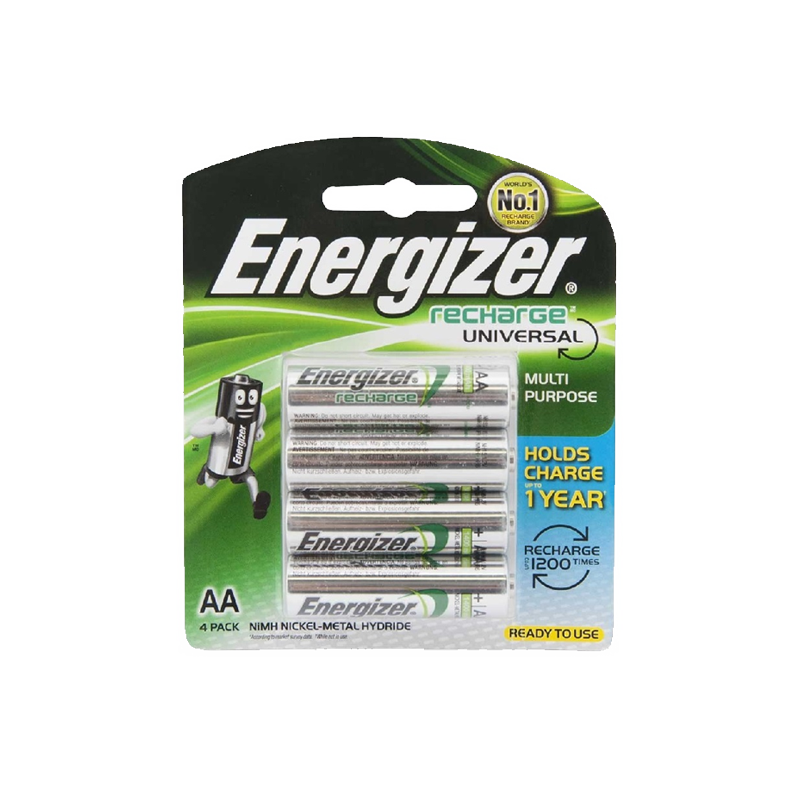Energizer Recharge AA Batteries - 4 Pack