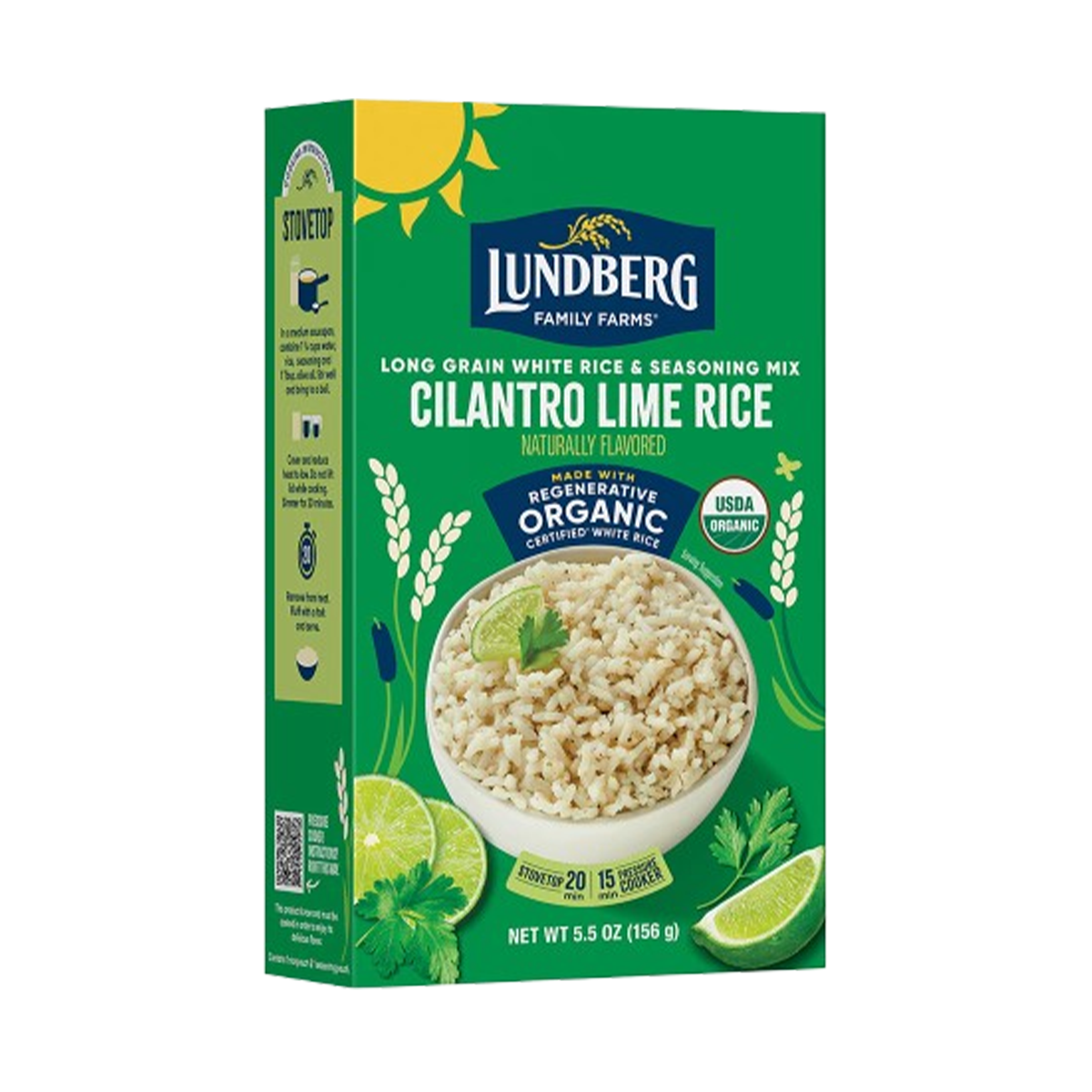 Lundberg Family Farms, Rice And Seasoning Mix Cilantro Lime, Case Of 6, 5.5 oz