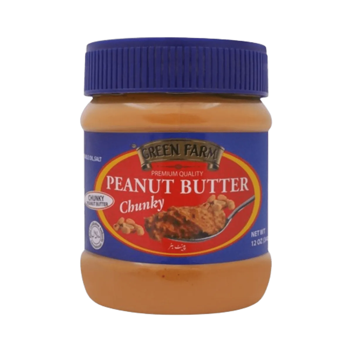 Greem Farm Peanut Butter Chunky 340g