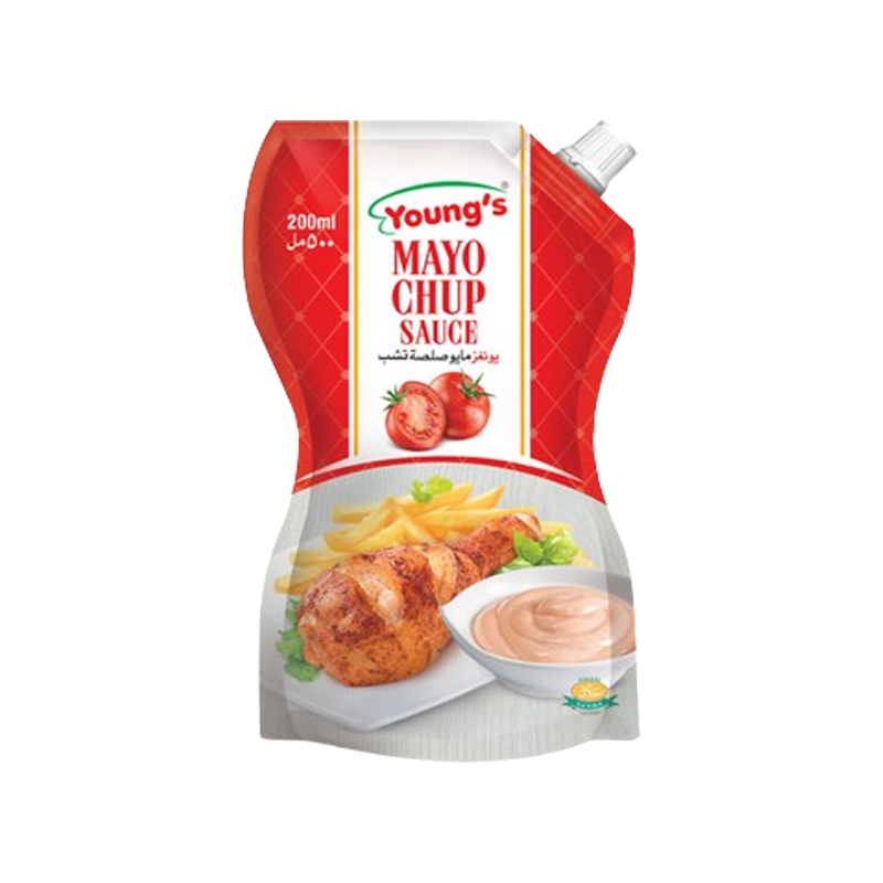 Youngs Mayo Chup Sauce Pouch 200ml