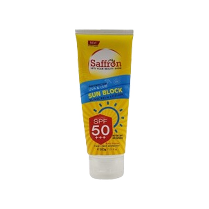 Saffron UVA & UVB Sun Block 200g