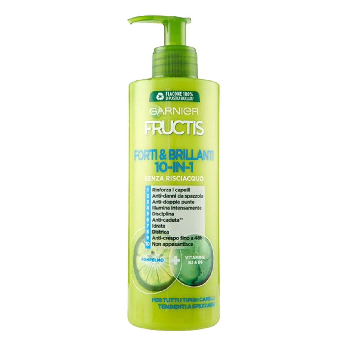 FRUCTIS FORTI & BRILLANTI 10-IN-1 TRATTAMENTO SENZA RISCIACQUO 400 ML