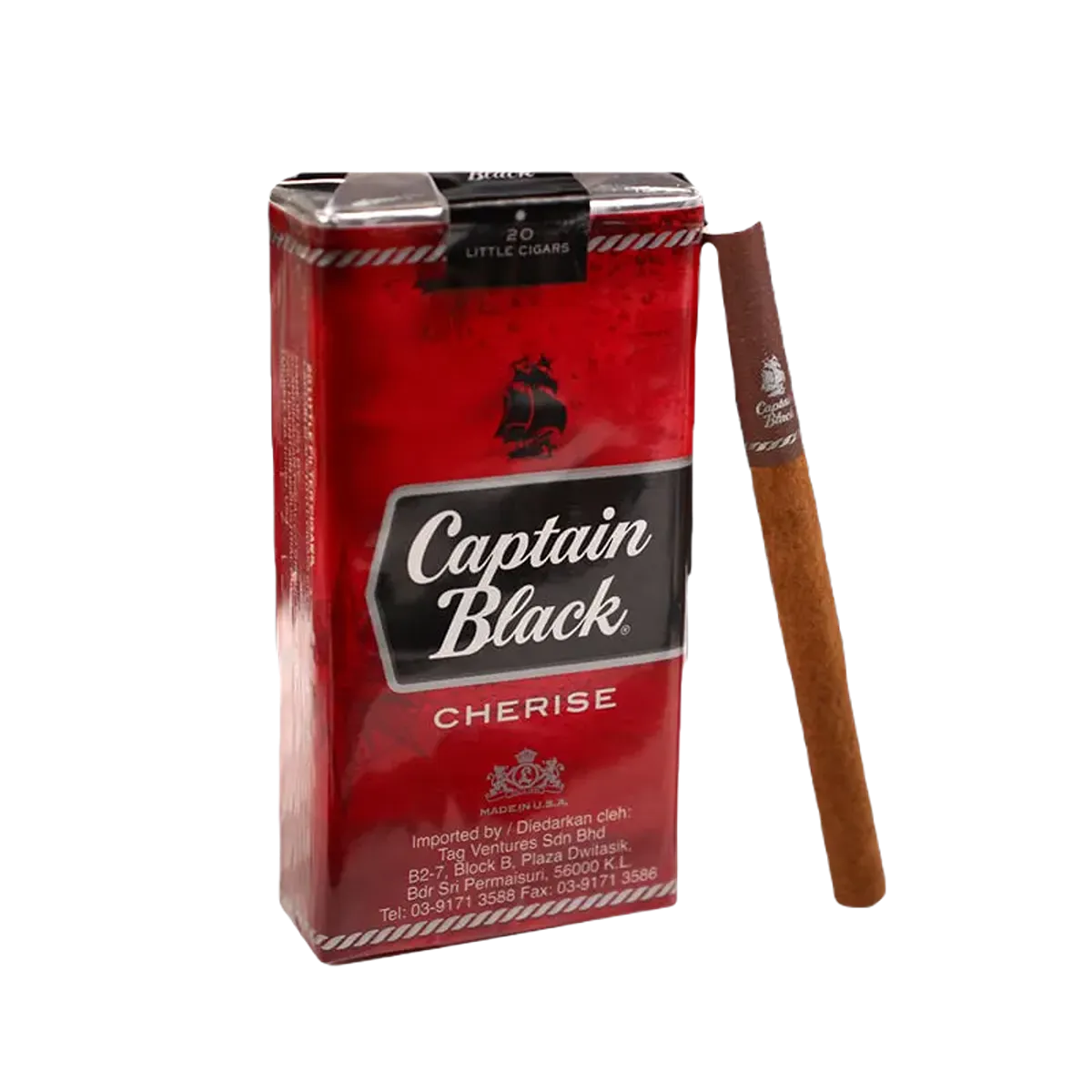 Captain Cigar Black Cherise Cream