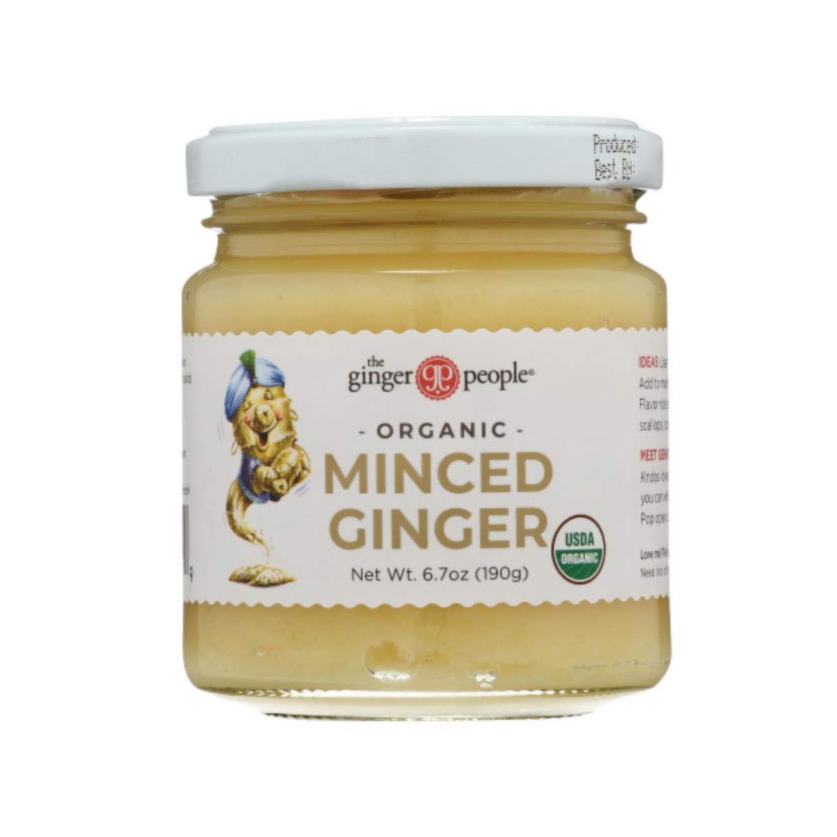 The Ginger People, The Organic Minced, Case Of 12, 6.7 oz