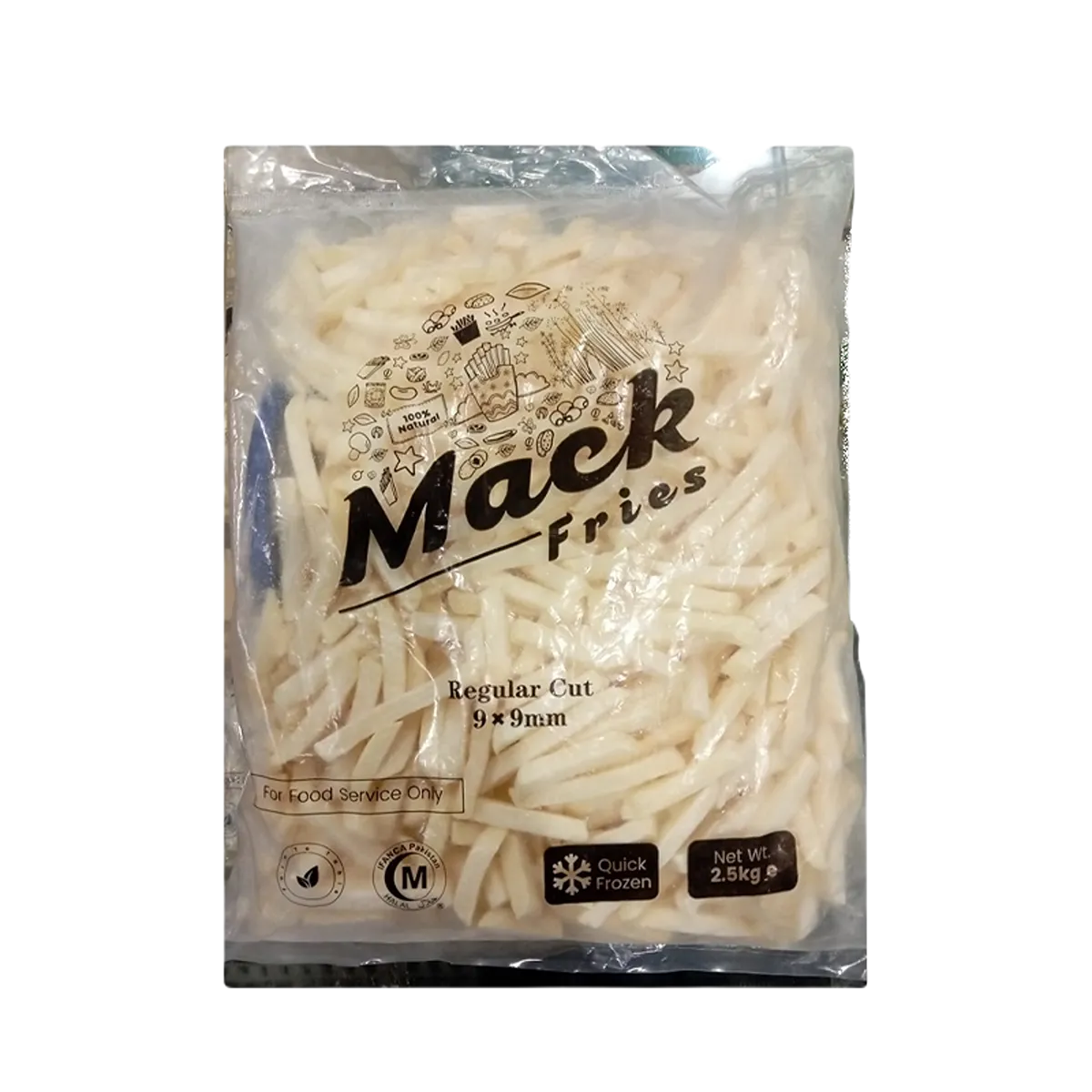 Mack Fries regular Cut 9mm 2.5kg