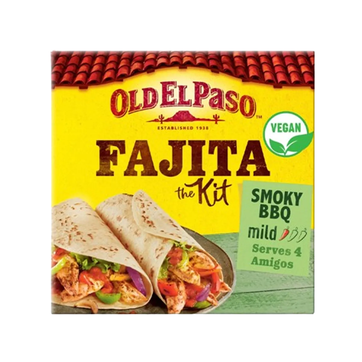 OldElPaso Fajita Kit Smoky BBQ Mild 500g