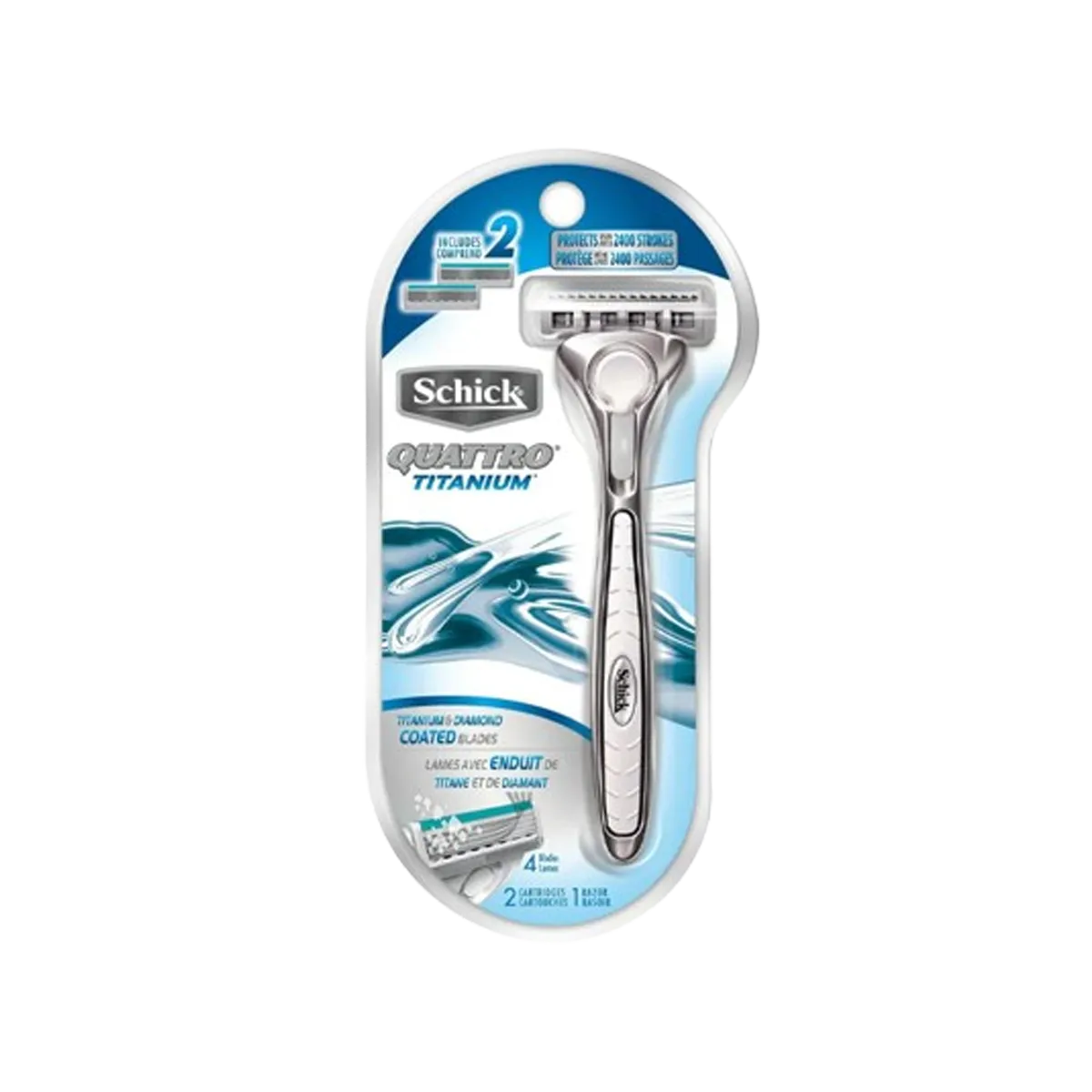 Schick Quattro Kit 2 Cartridge