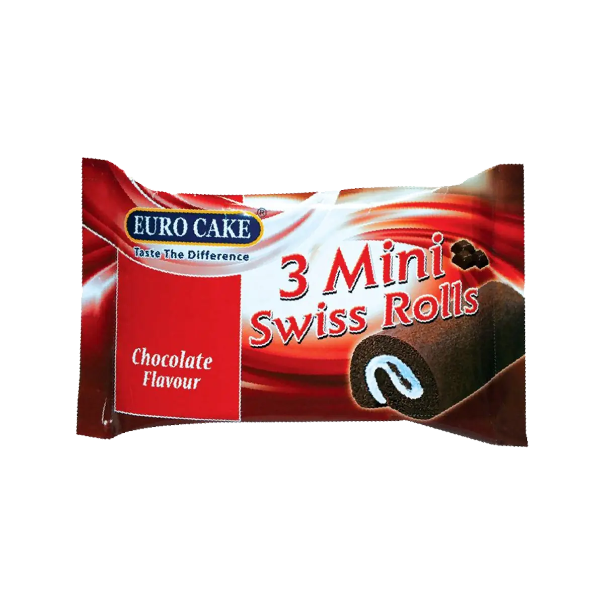 Euro Cake Chocolate 3 Mini Swiss Rolls