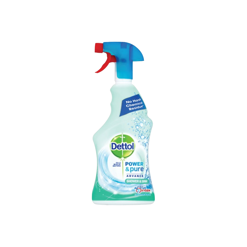 Dettol Power and Pure Shower and Sink Spray 750ml