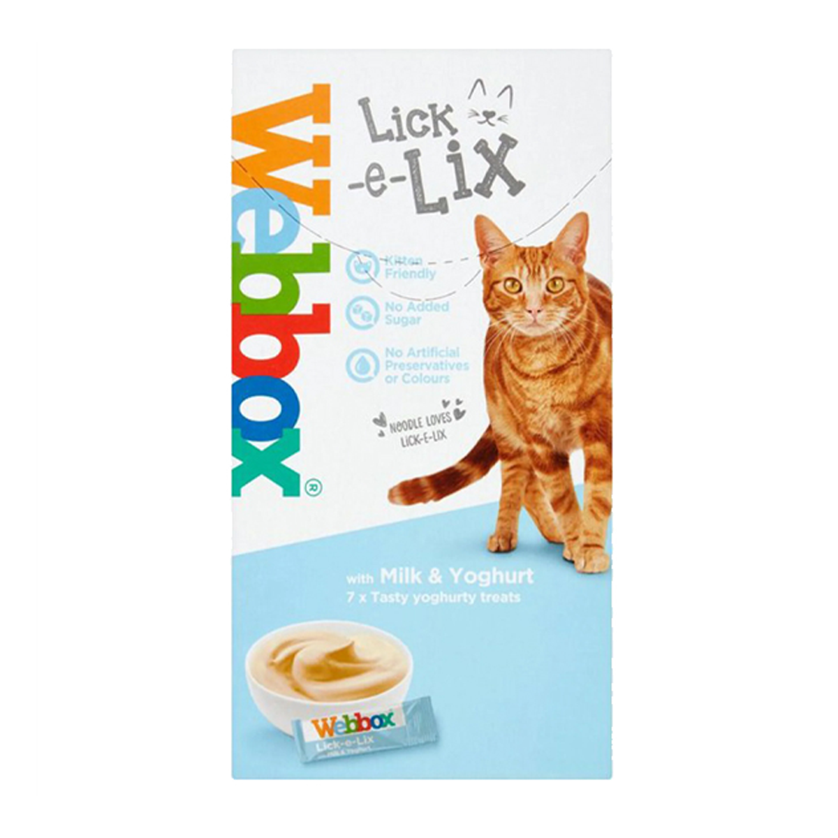 Webbox Lick-e- Lix With Milk & Yoghurt 7sch* 10G