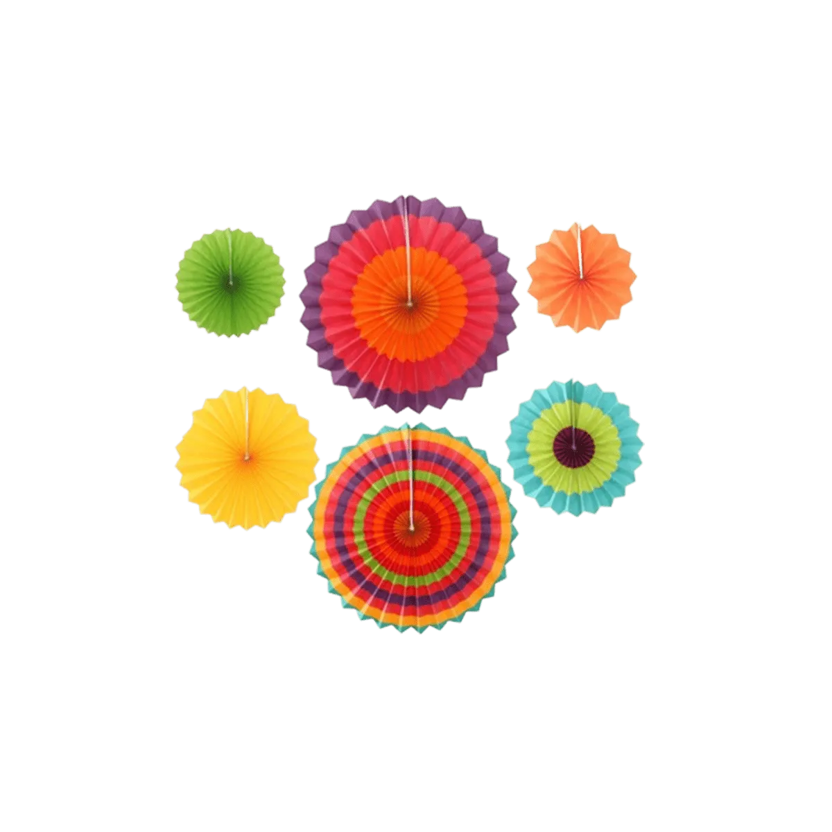 Party Paper Decoration Fans