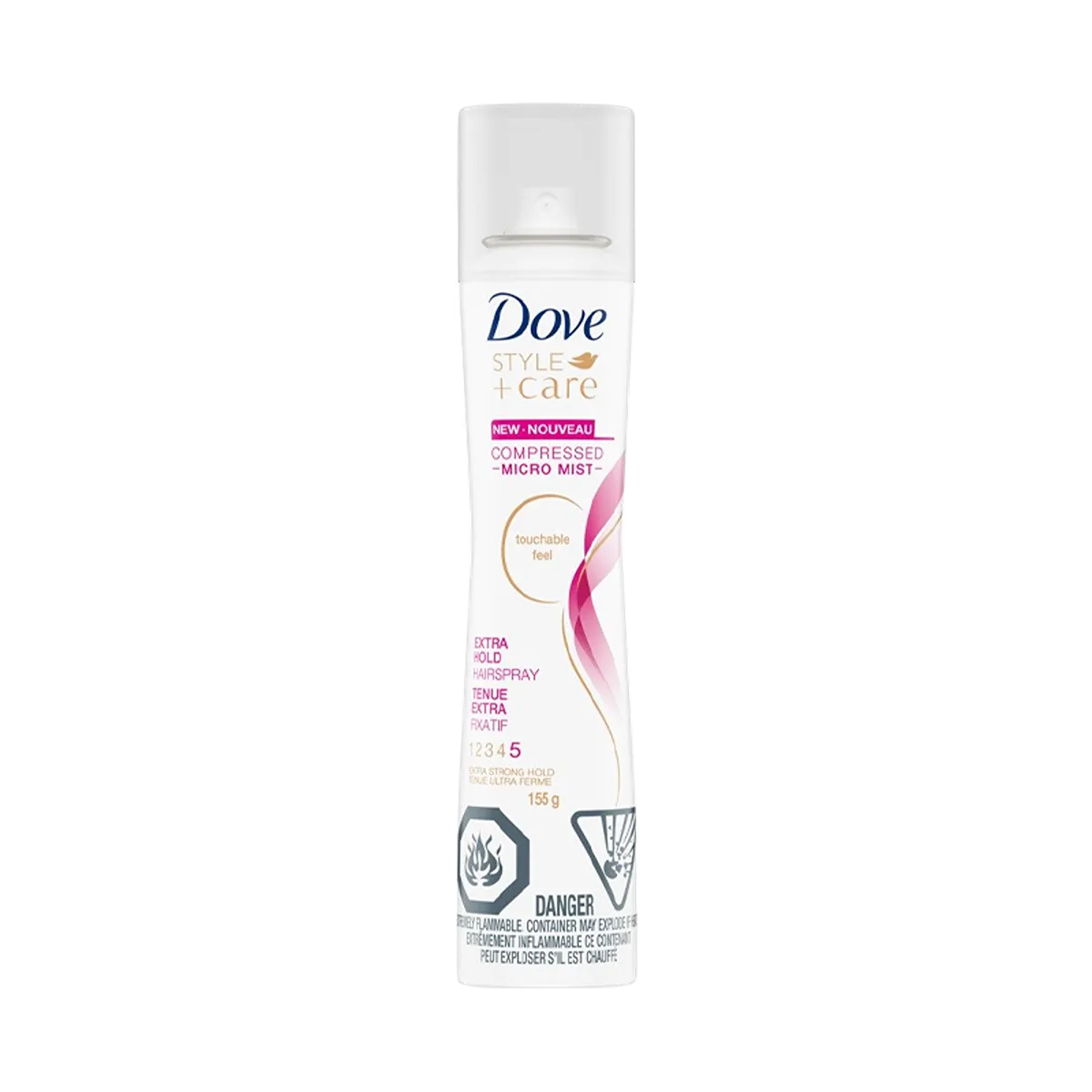 Dove Hair Spray Compressed Extra Hold 155g