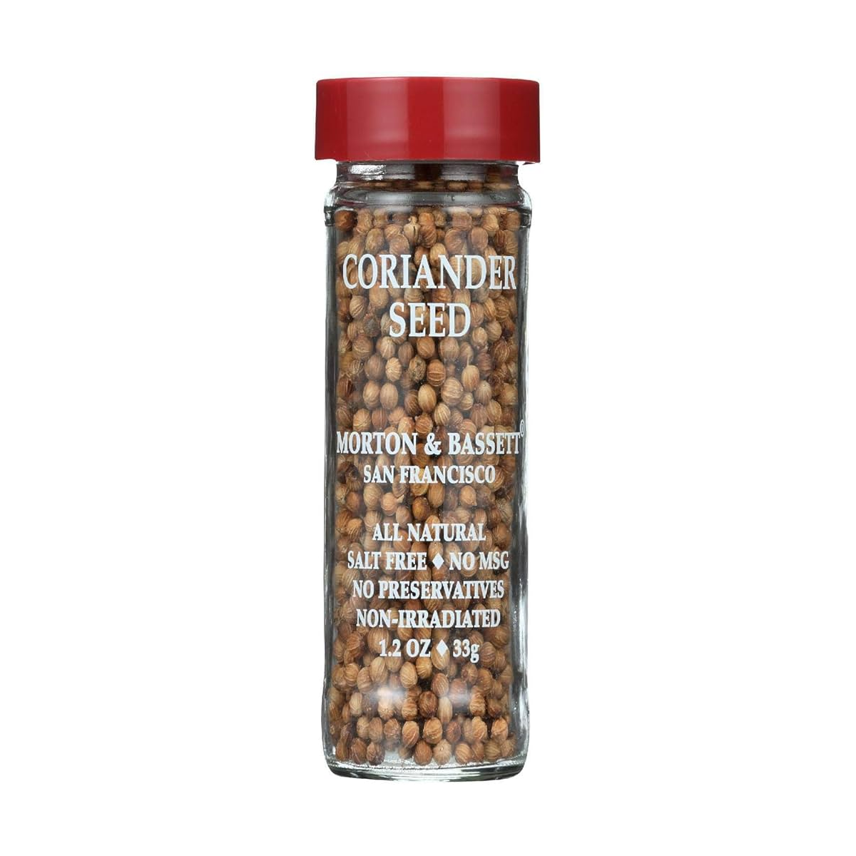 Morton & Bassett, Seasoning Coriander Seed, Case Of 3, 1.2 oz