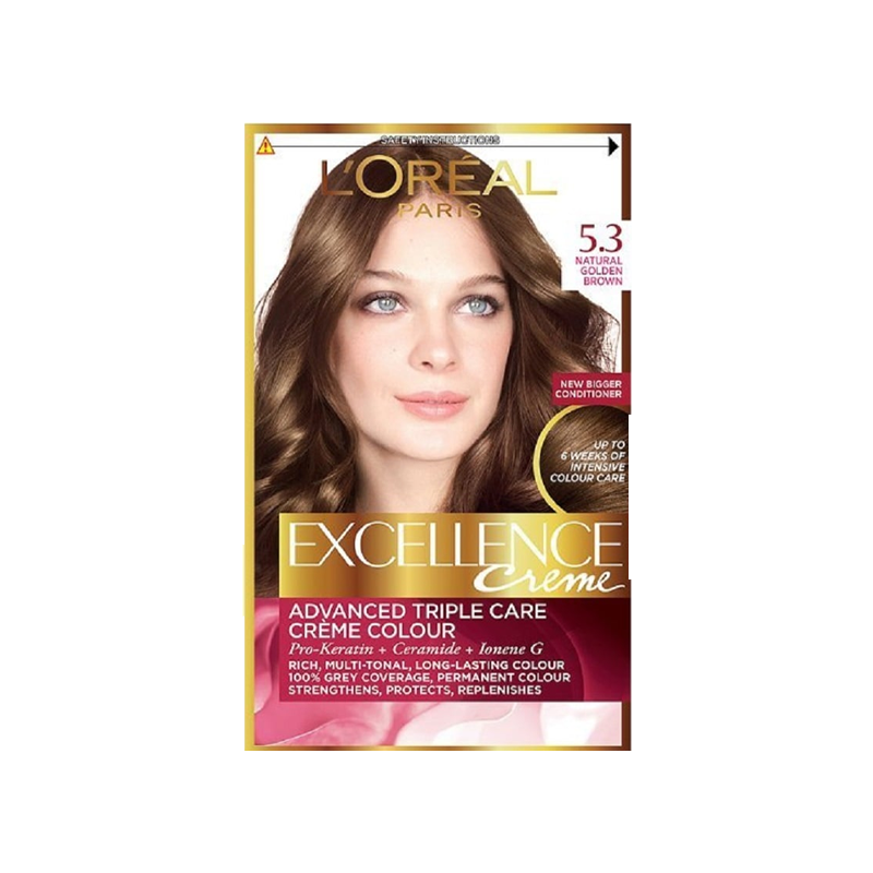 Loreal Exc Hair Color Light Golden Brown 5.3