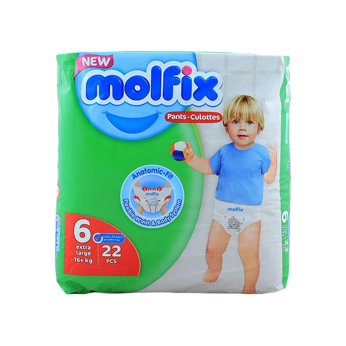 Molfix pants Extra large size 6 22piece