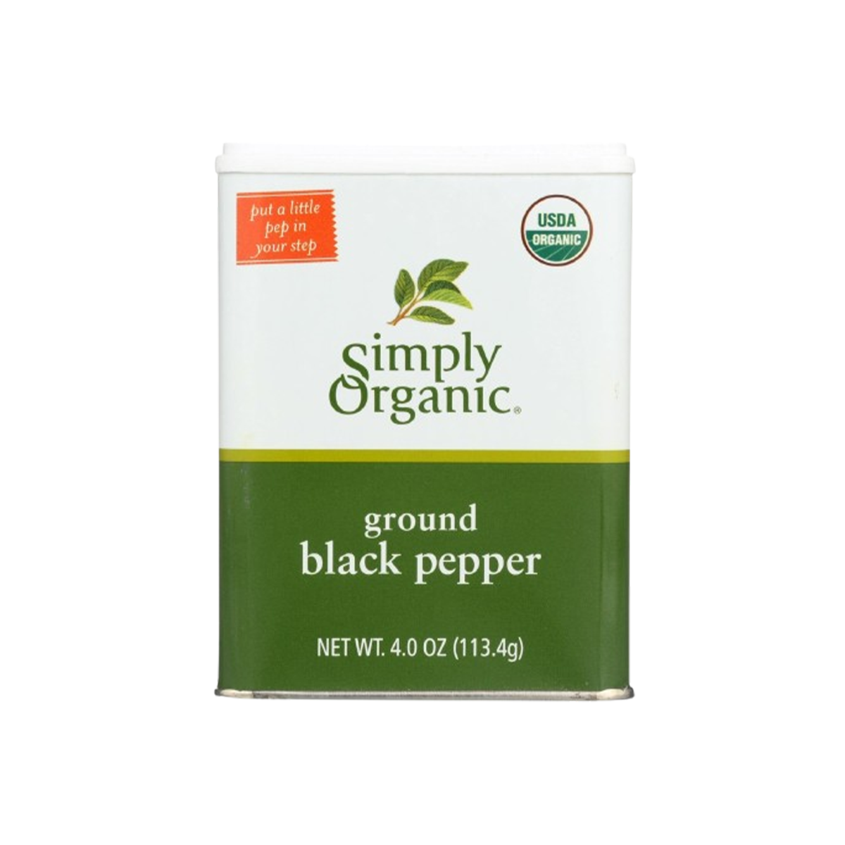 Simply Organic, Organic Ground Black Pepper, Case Of 6, 4 oz