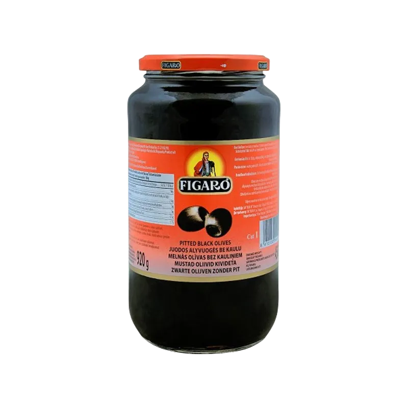 Figaro Black Olive Pitted 920g