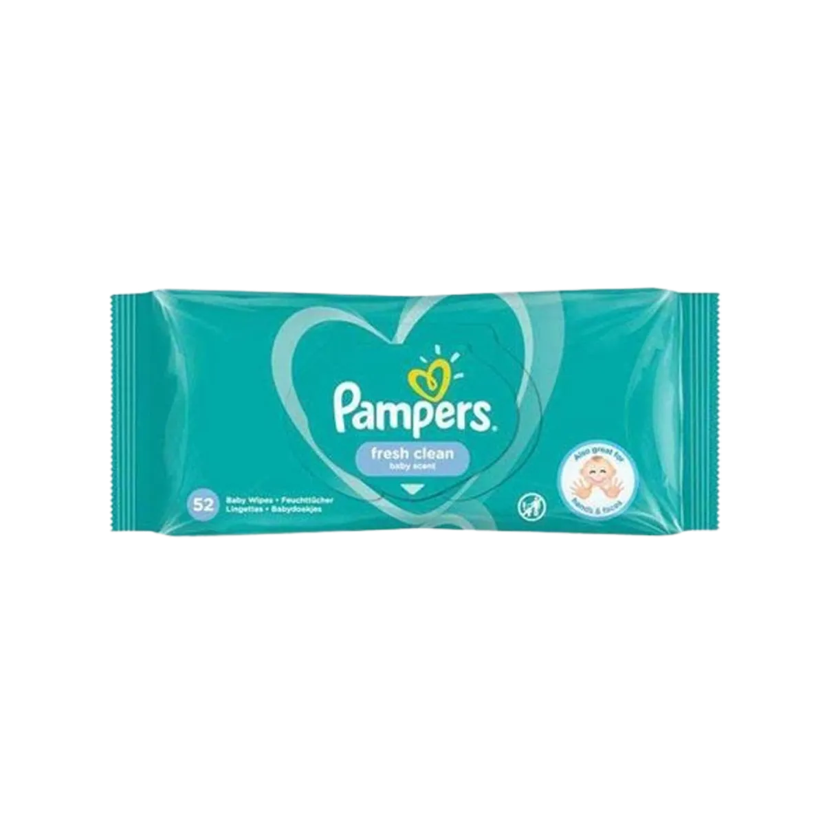 Pampers Fresh Clean Baby Wipes 52 Wipes