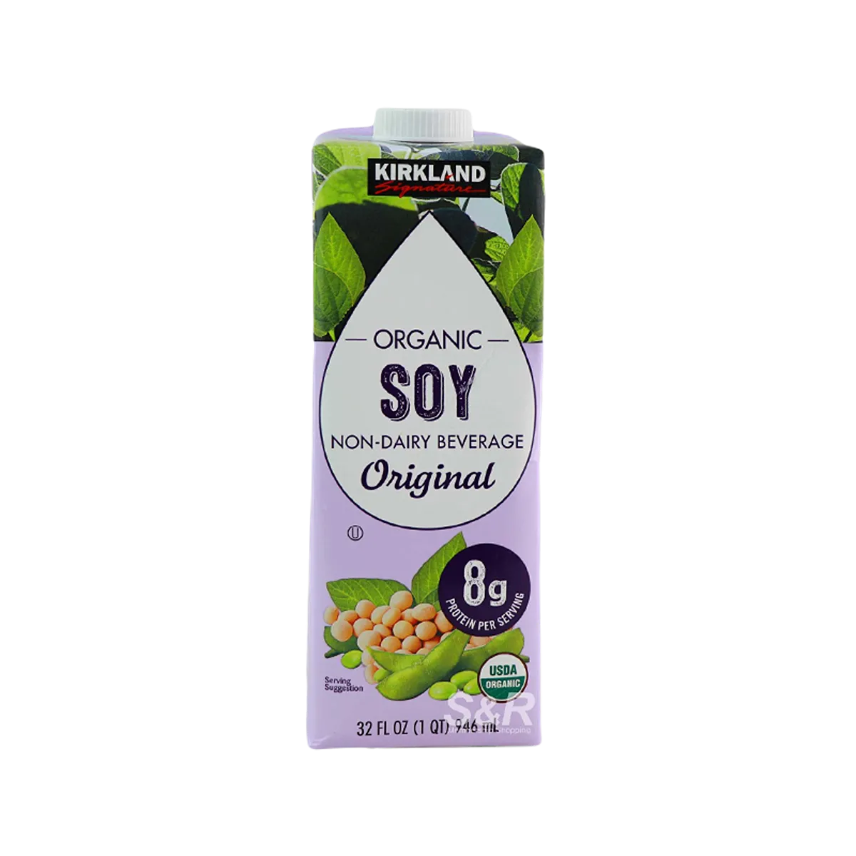 Kirkland Orgaine Soy Boisson Soya Orignal Milk 946ml