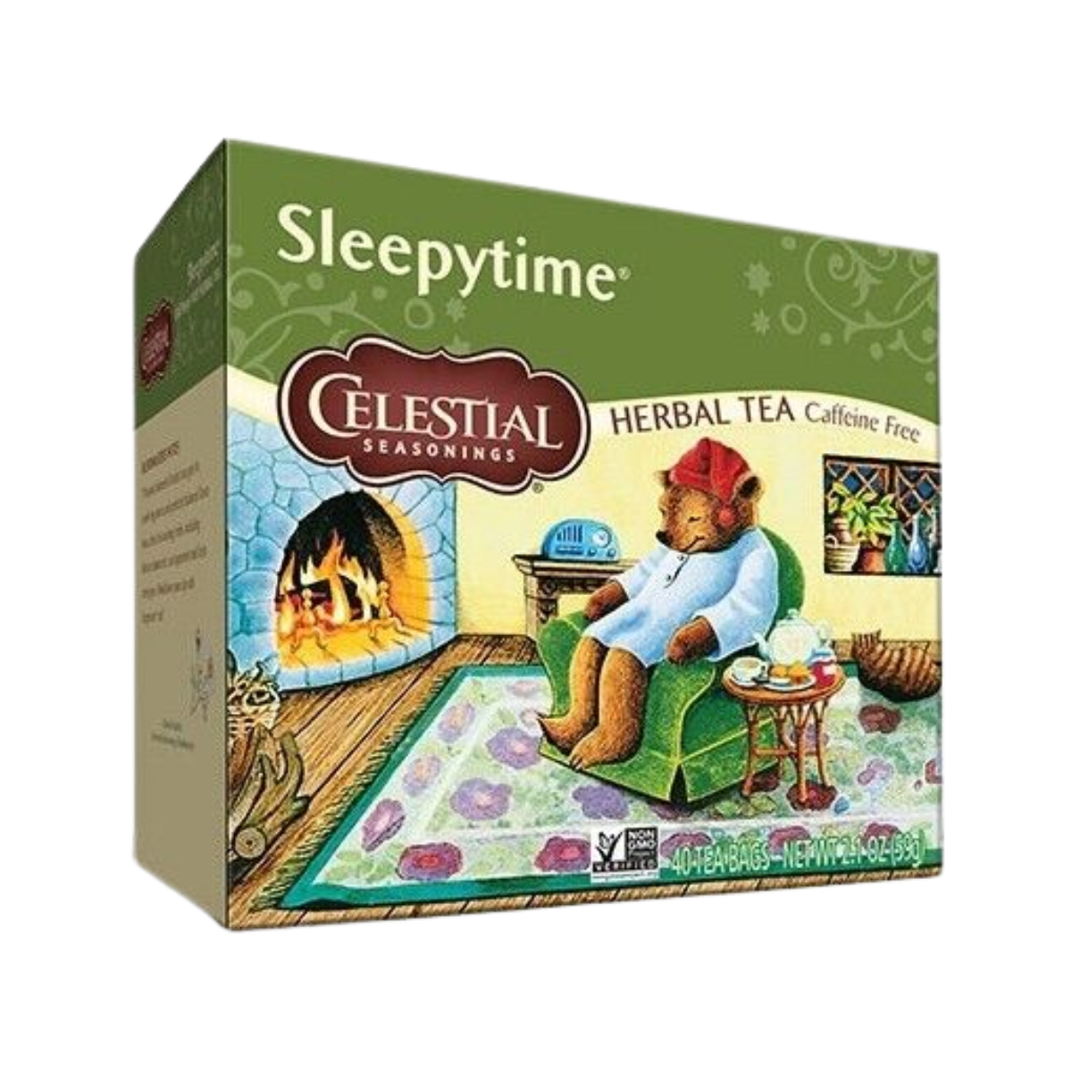 Celestial Seasonings, Herbal Tea Sleepytime Caffeine Free, Case Of 6, 40 bag