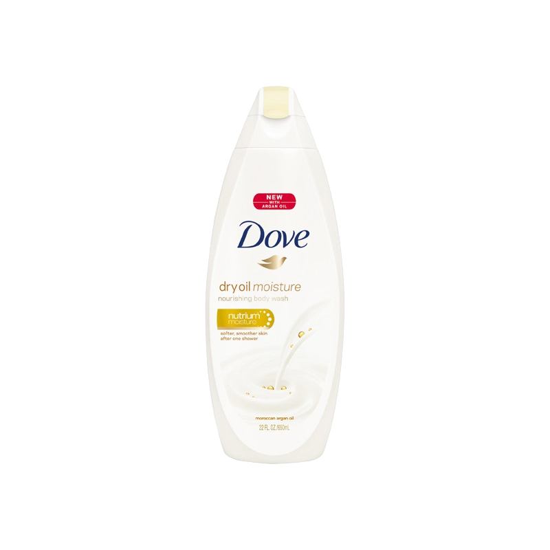 Dove Body Wash Dry Oil Moisture 650ml