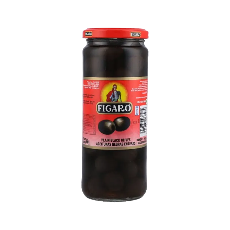 Figaro Black Olives Plain 935g