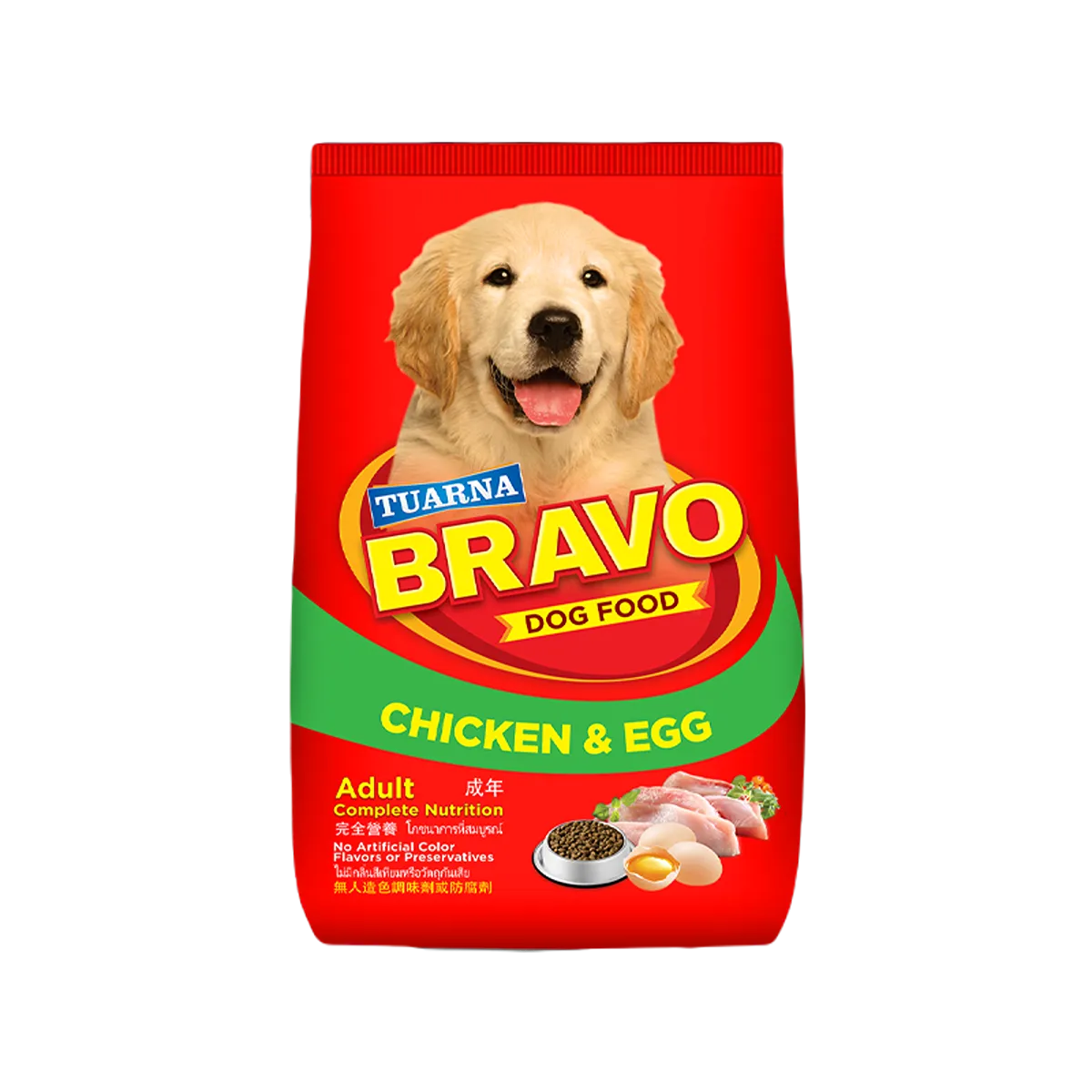 Tuarna Bravo Dog Food Chicken & Egg 450g