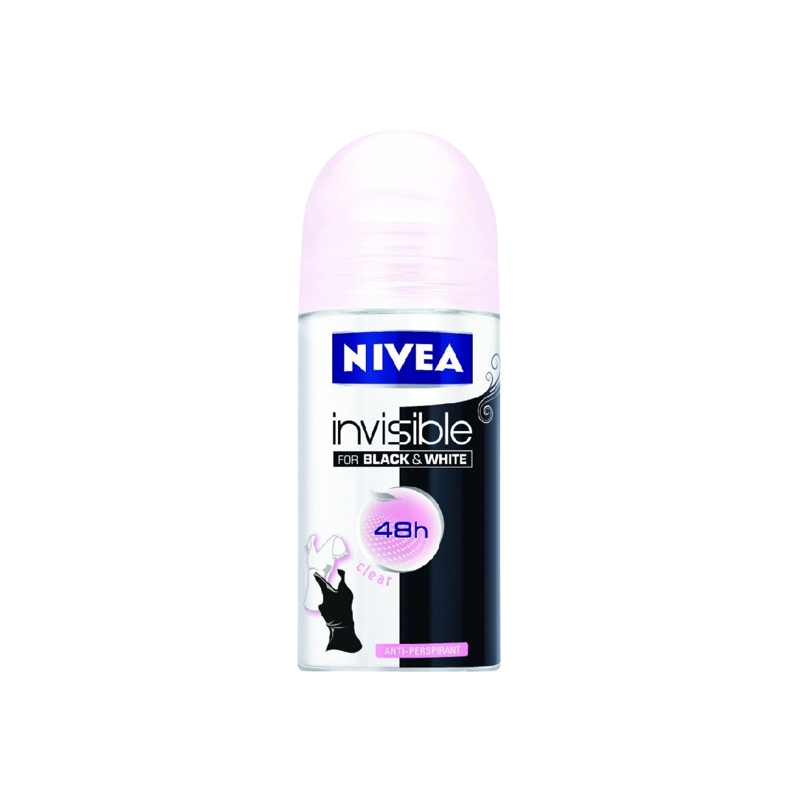 Nivea Invisible Black & White Deodorant Roll-On For Women 50ml