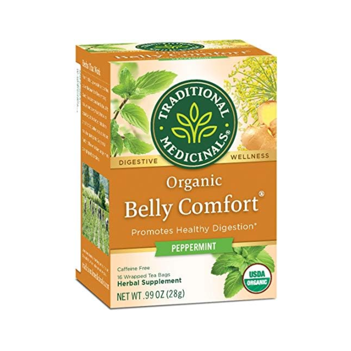 Traditional Medicinals Belly Comfort Peppermint Tea 16 count