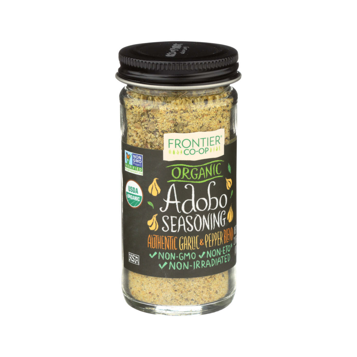 Frontier Nat Prod Co-op, Adobo Seasoning Organic, 1 Each, 2.86 oz