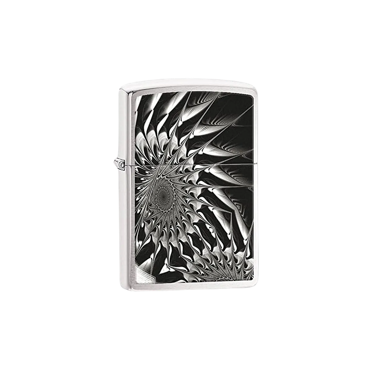 Zippo Lighter Metal Abstract Brushed Chrome Regular 29061 200