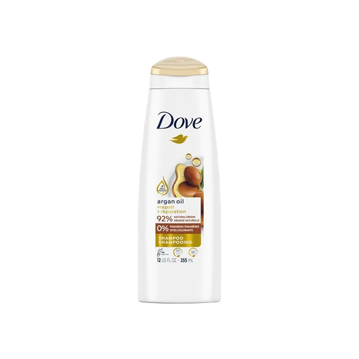 Dove Argan Repair Shampoo 355ml