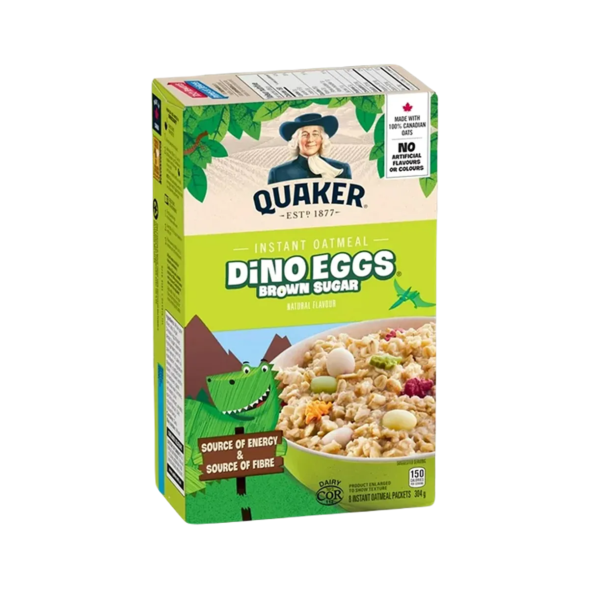 Quaker Oatmeal Dino Eggs Brown Sugar 304g