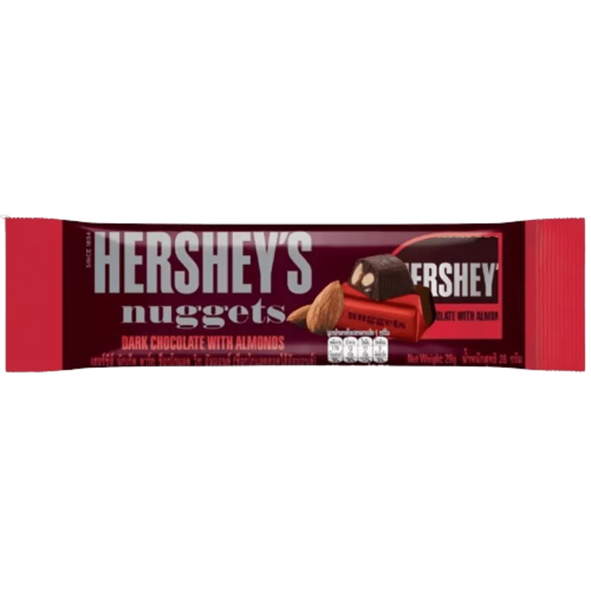 Hersheys Nugget Dark Chocolate Almond 28GM