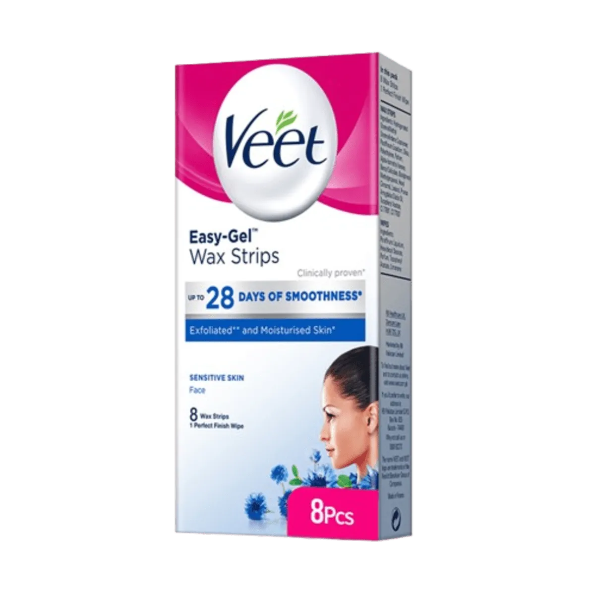 Veet Wax Strips Easy Gel Sensitive Skin 8s