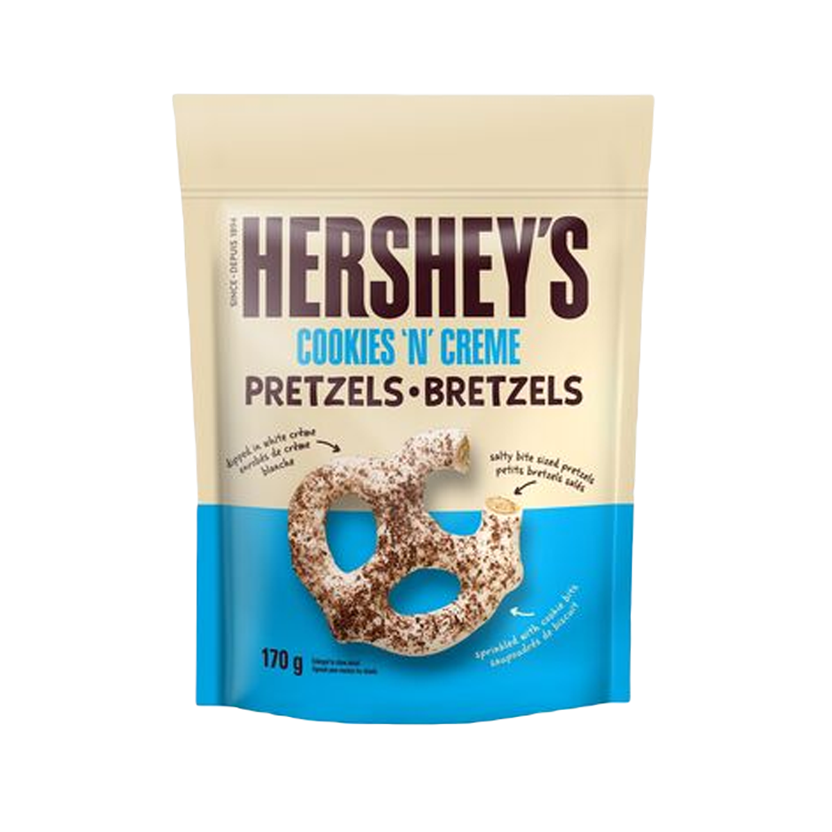 Hersheys Cookies N Creme Pretzels,Bretzels 170g