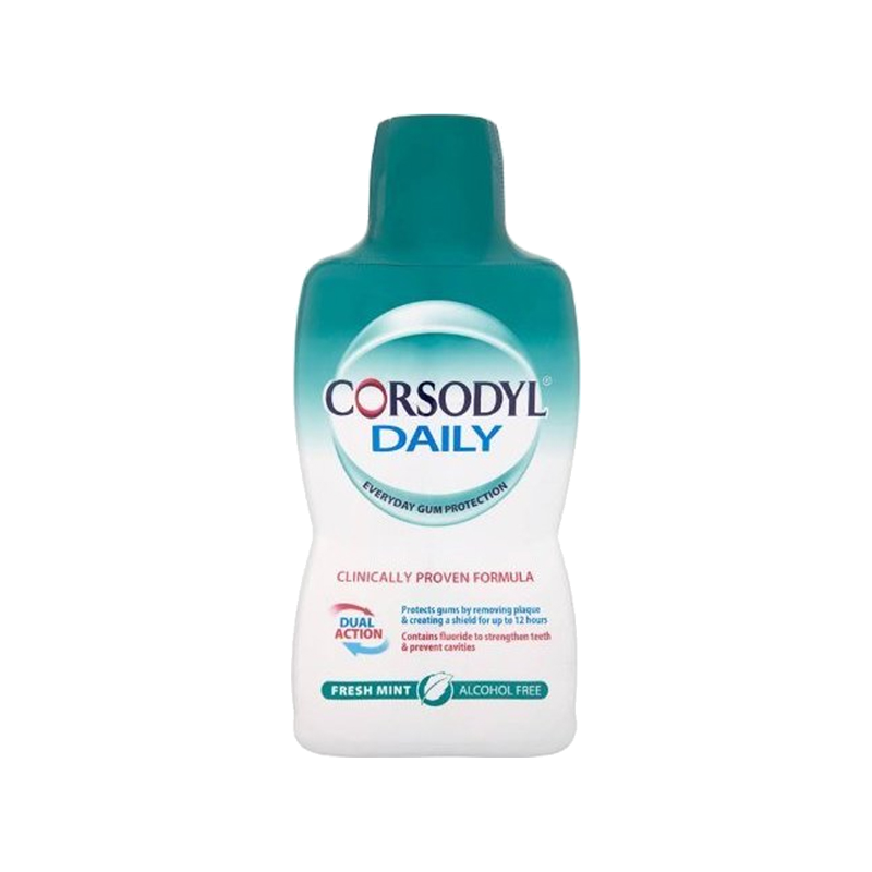 Corsodyl Daily Defence Fresh Mint Mouthwash 500ml