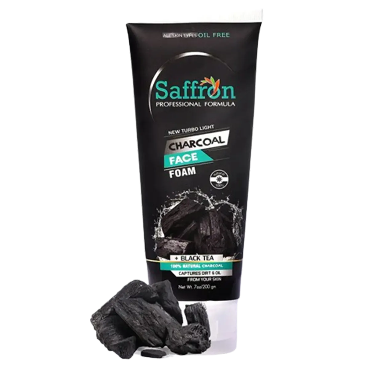 Saffron Charcoal Facial Foam 200gm