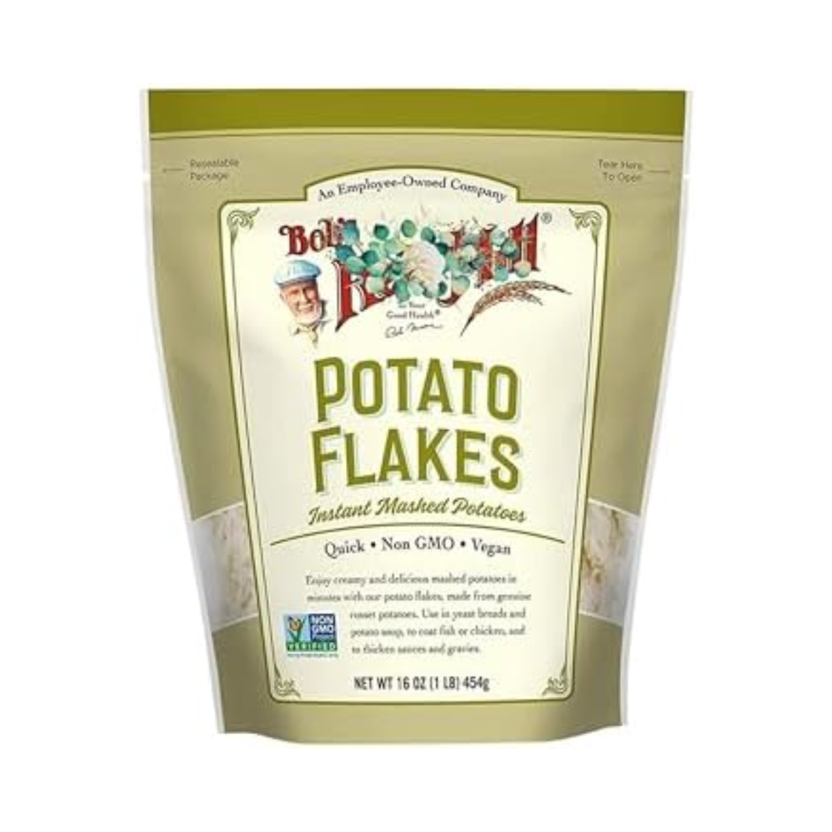 Bob's Red Mill, Flakes Instant Creamy Mashed Potatoes, Case Of 4, 16 oz