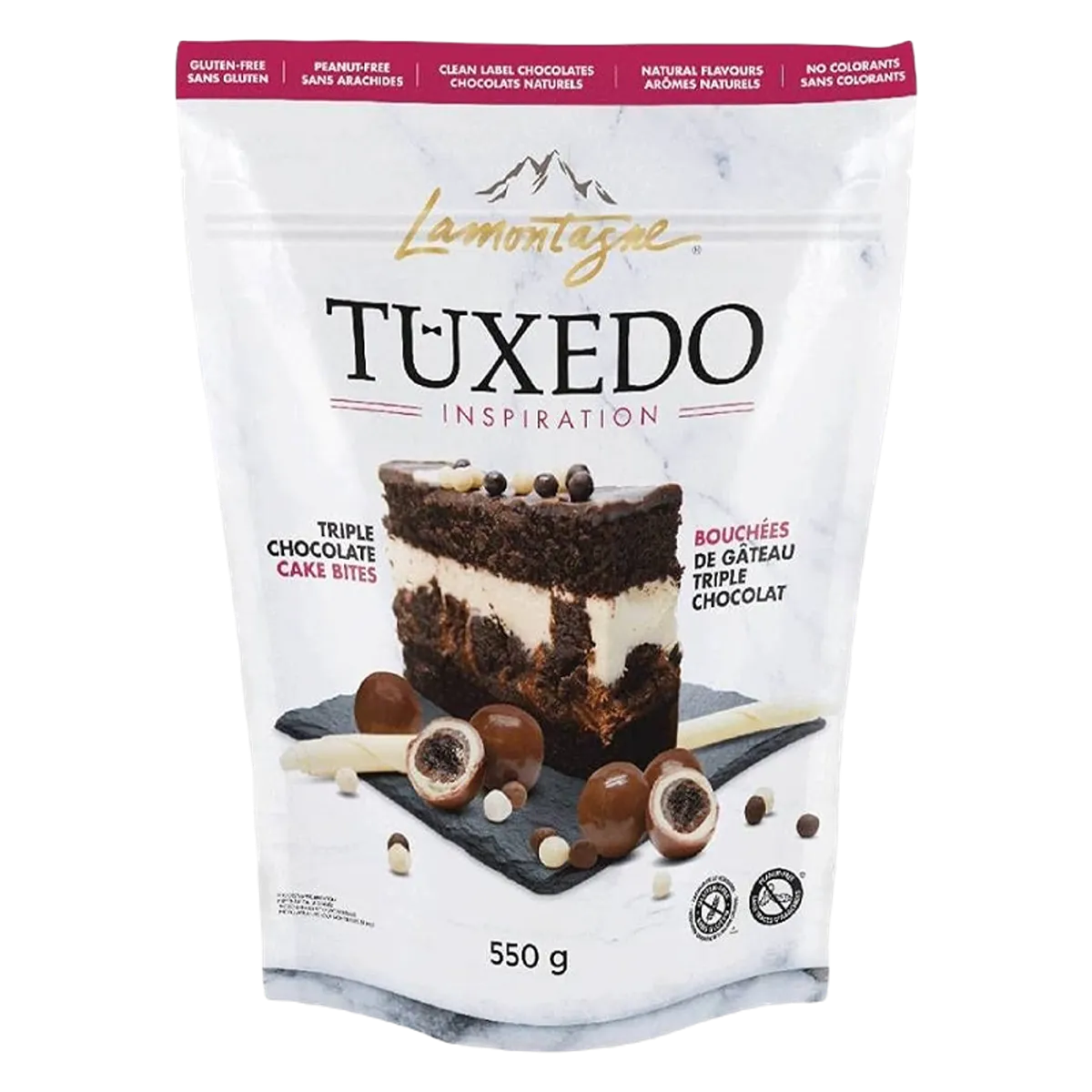Lamontagne Tuxedo Cake Bites 550g,