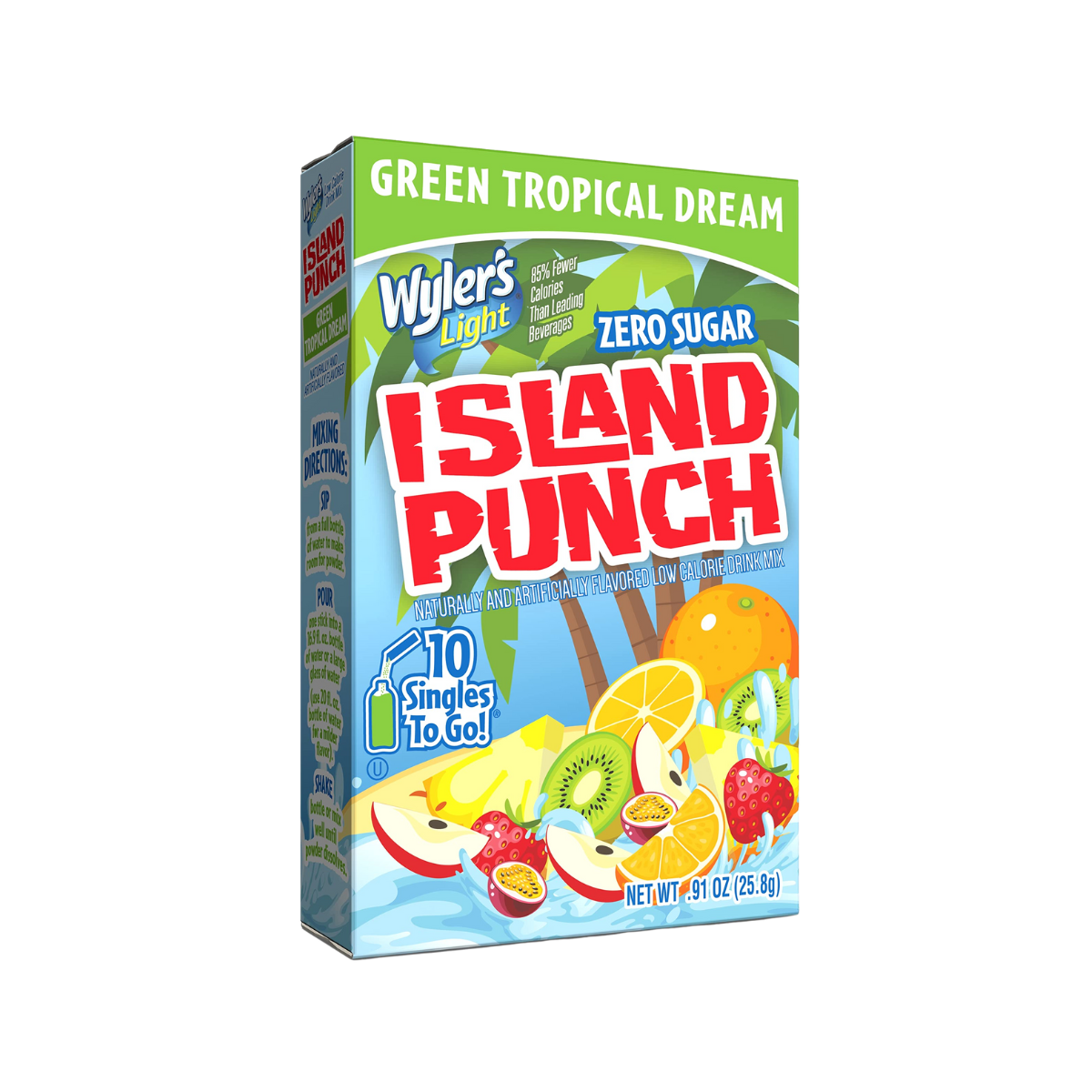 Wyler's Light Cherry Limeade Singles To Go Drink Mix Cherry Limeade, 8 Count (Pack of 12)