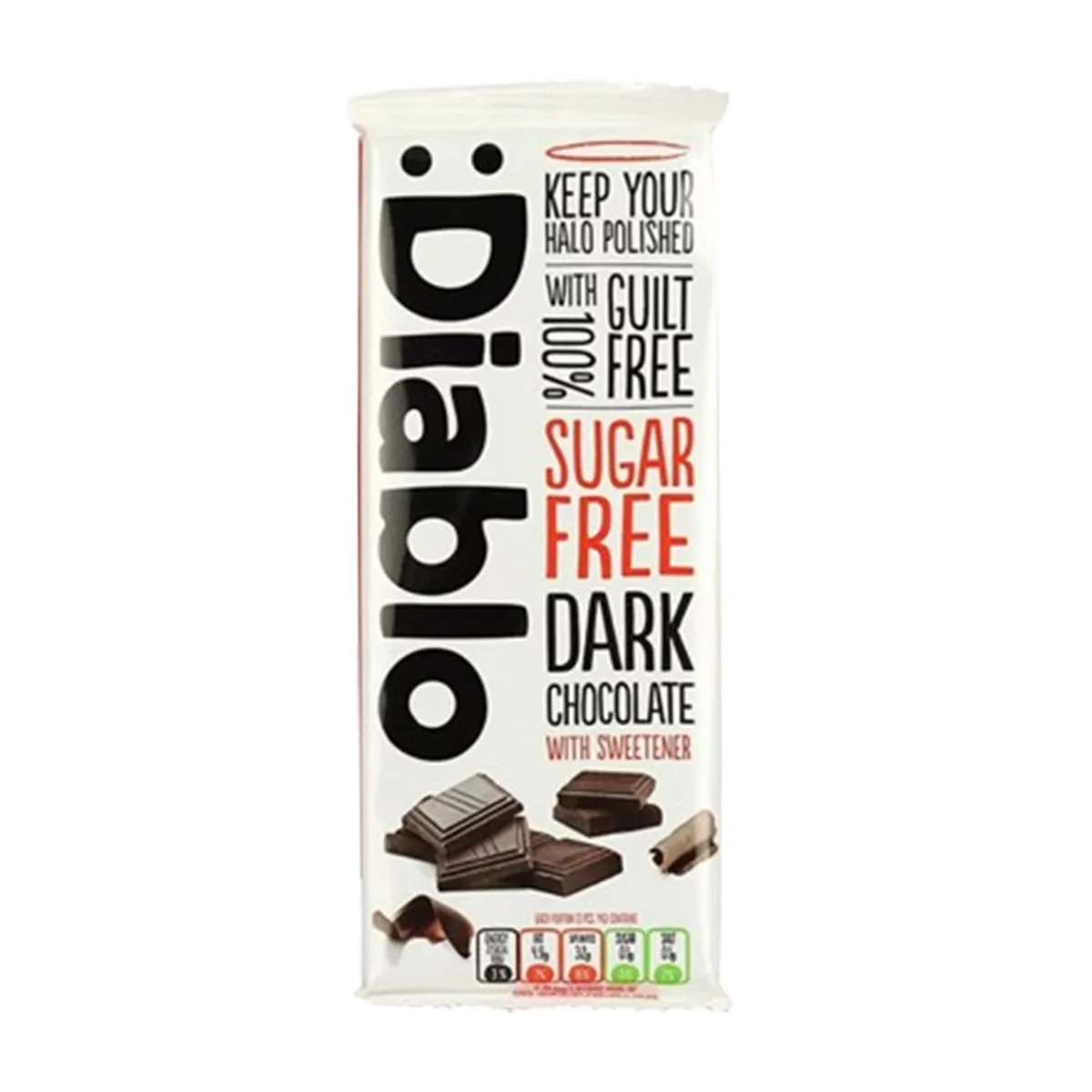 Diablo Chocolate Dark Sugar Free 85g