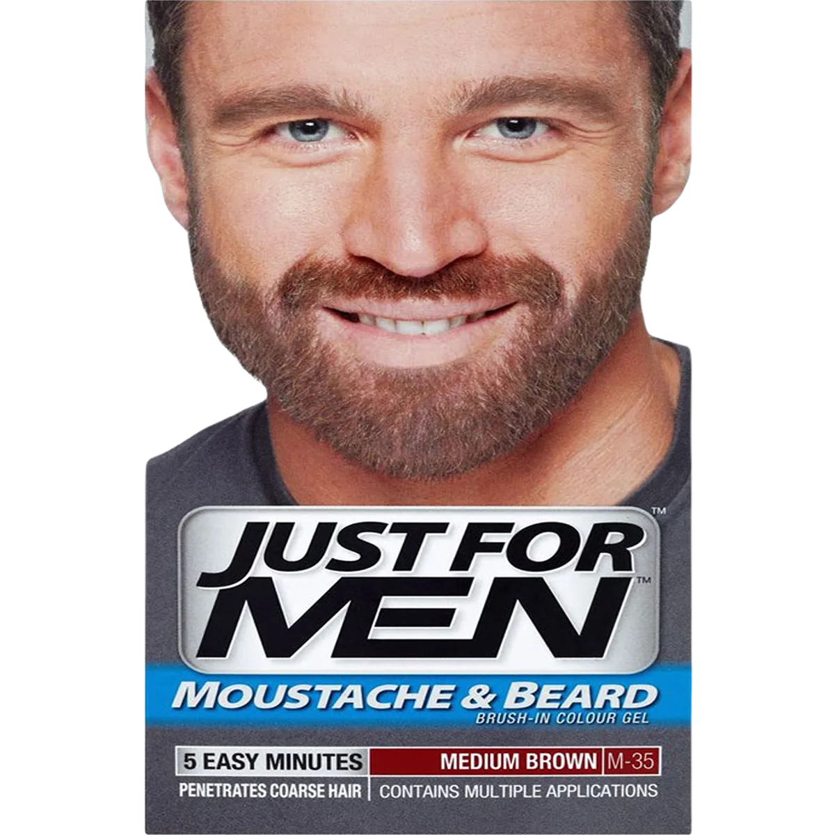 Just For Men Hair Color Moustache & Beard Medium Brown